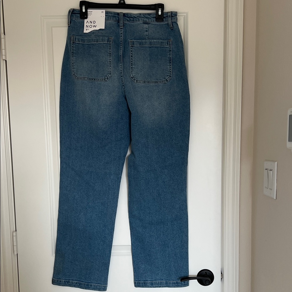 And Now Women's High Rise Blue Jeans - Picture 3 of 5